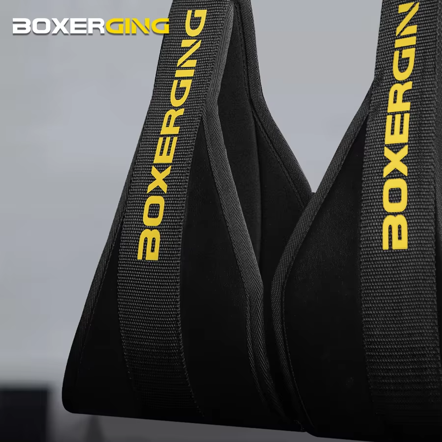 AB sling straps that attach to any pull-up bar for core training