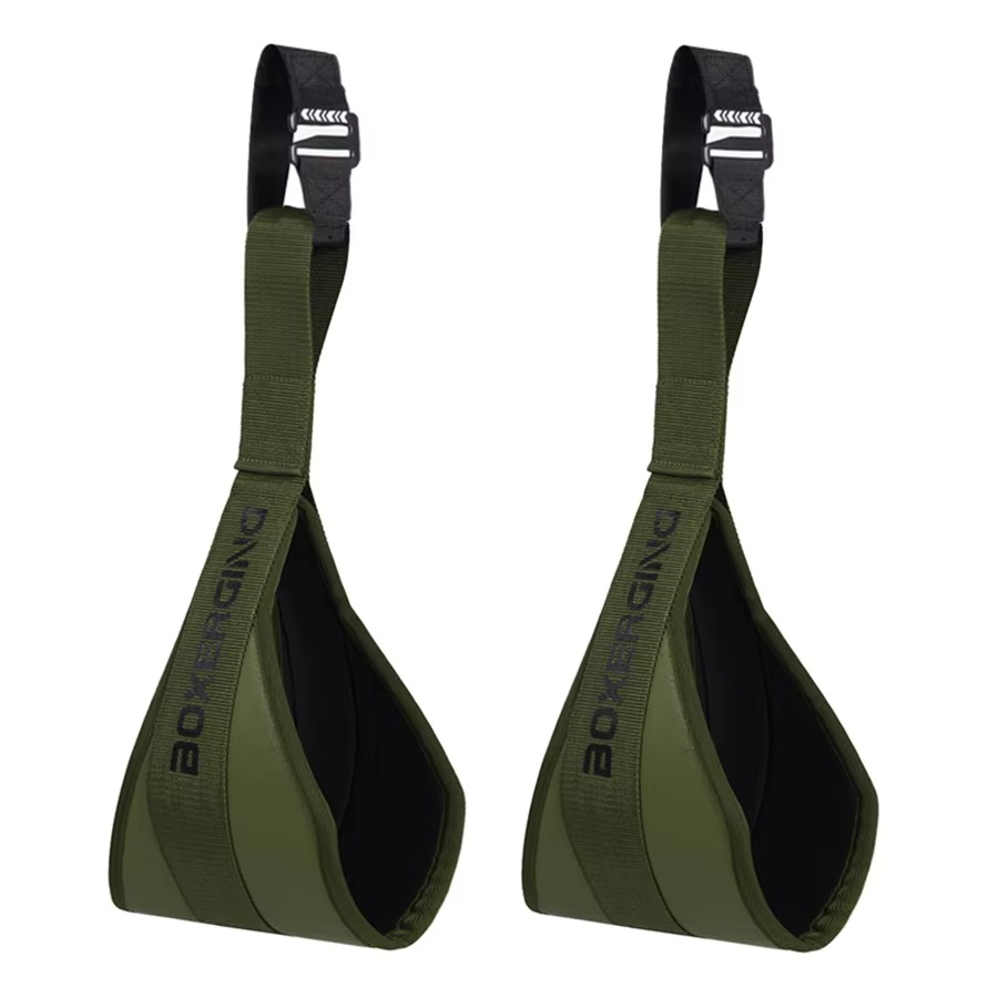 Ab sling straps for intense abdominal and core training