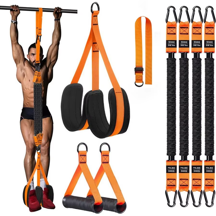 Pull-Up Assistance Resistance Bands Set – Strength Training, Chin-Up Support & Full Body Workout Stretch Bands for Men & Women
