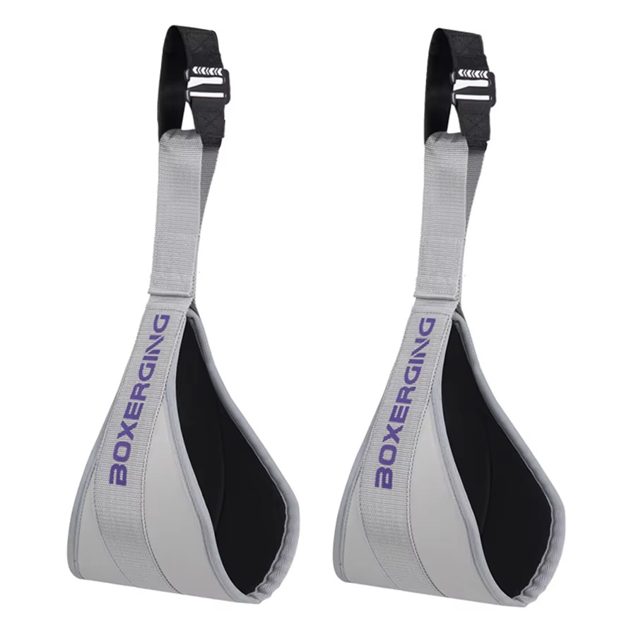 Adjustable padded ab straps for hanging leg raises and core workouts